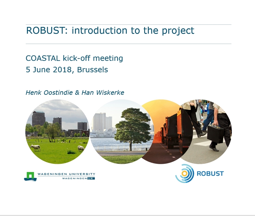 COASTAL collaborates with fellow project financed under topic RUR-01-2016: ROBUST